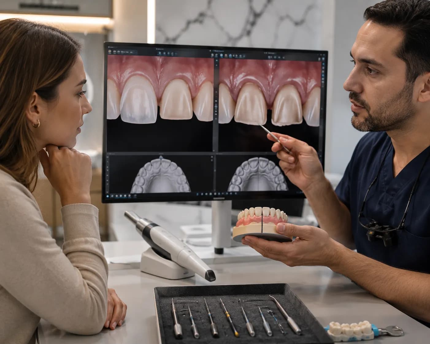 Veneers oder Kronen: Unterschiede, Zahnsubstanz, Kosten und die richtige Wahl